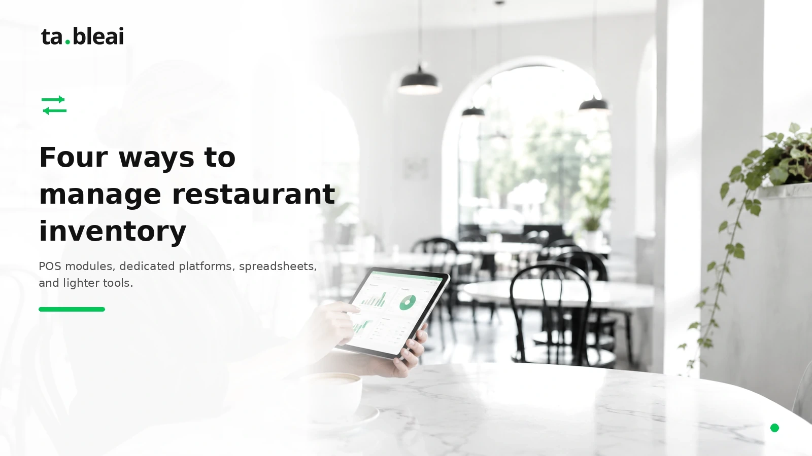 The four kinds of restaurant inventory app
