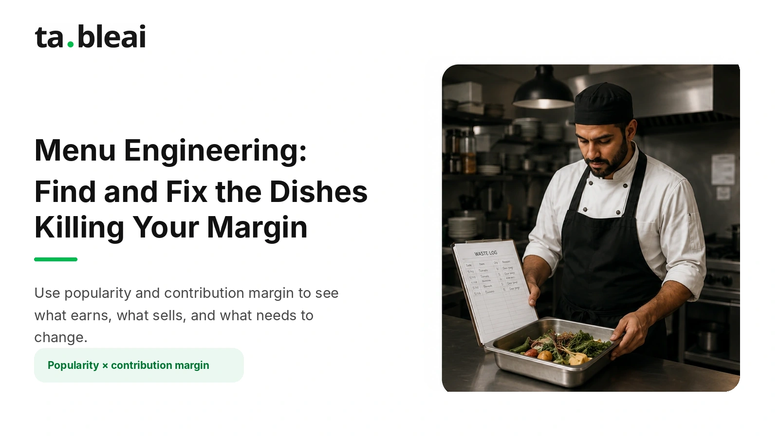 Menu Engineering: How to Find (and Fix) the Dishes Killing Your Margin