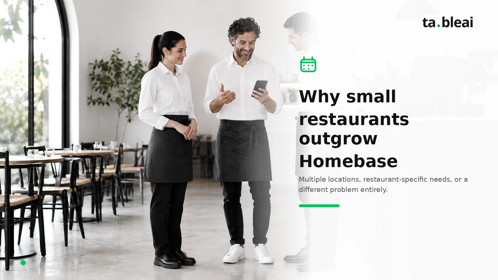 Why small restaurants outgrow Homebase