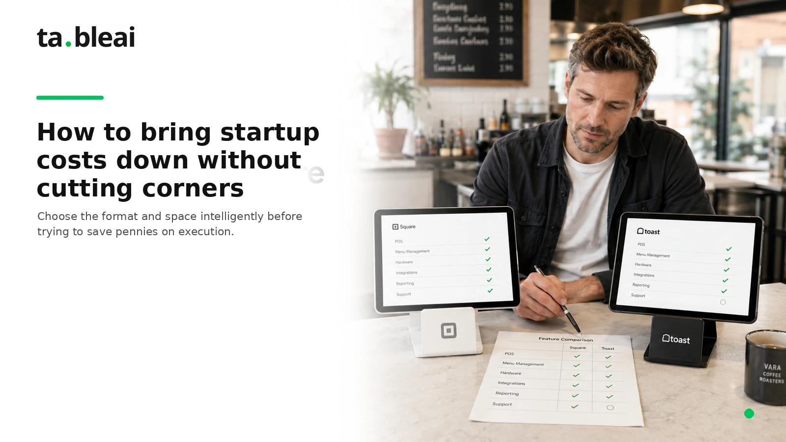 How to bring restaurant startup costs down without cutting corners