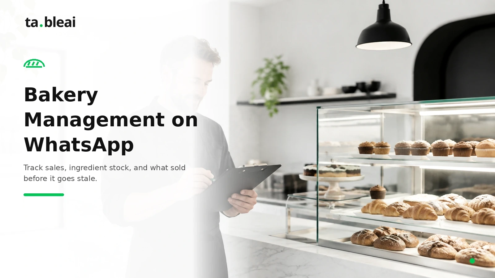 Bakery management on WhatsApp with TableAI