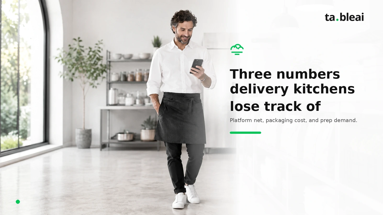 Three numbers a delivery-only kitchen loses track of