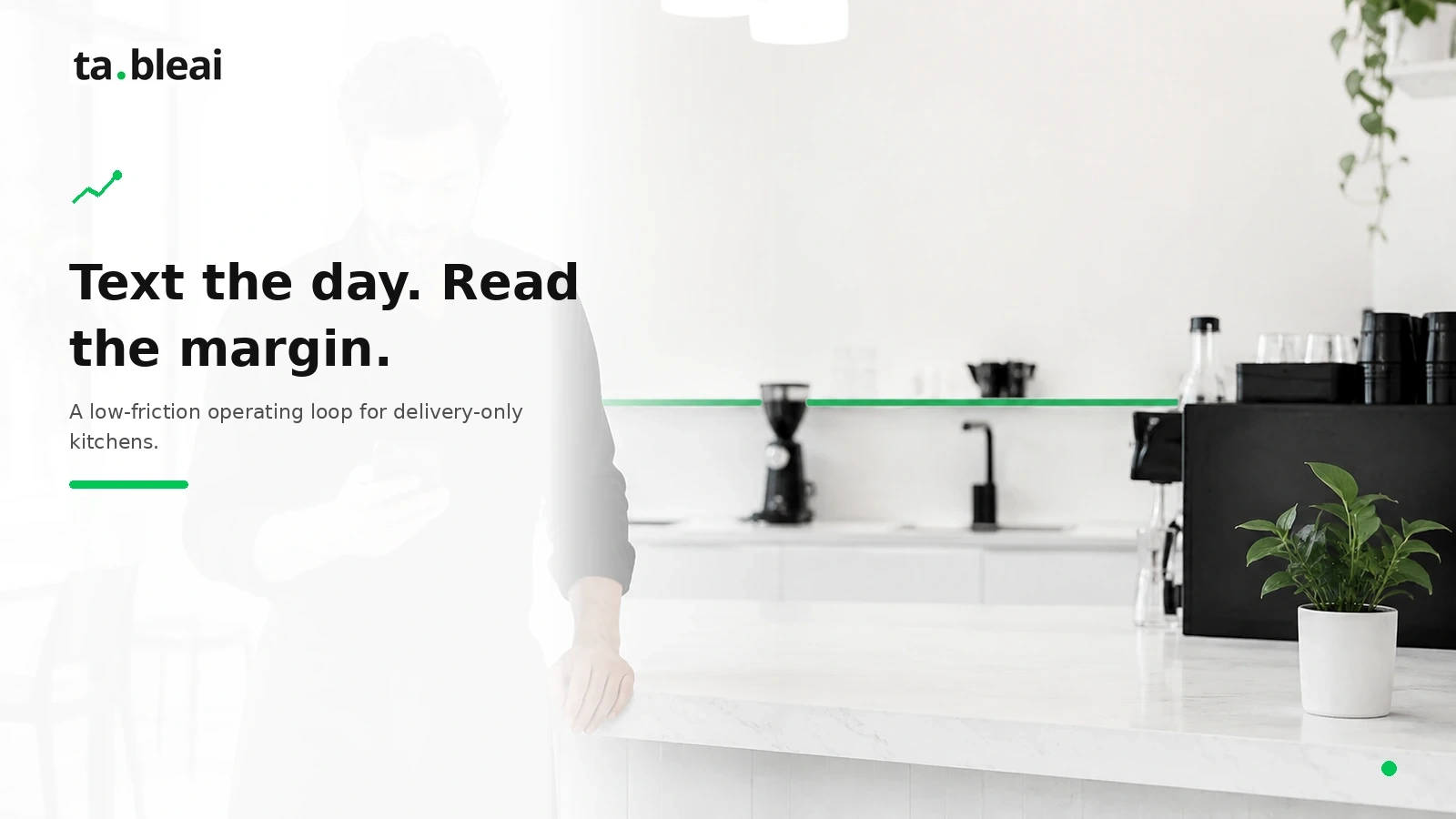 Text the day, read the margin at 7am