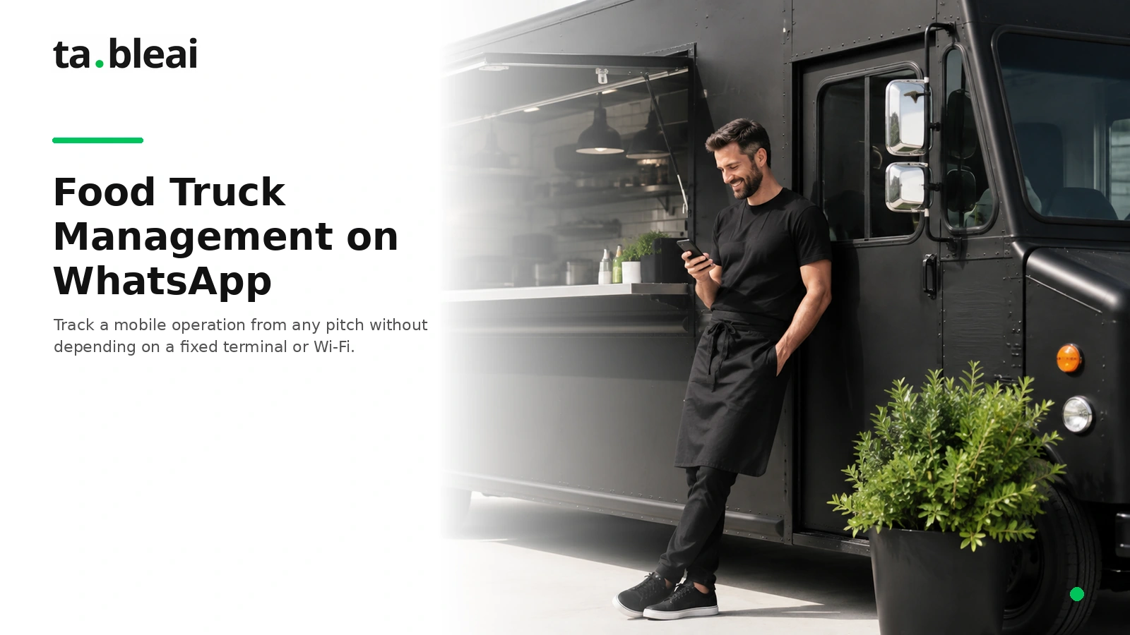 Food truck management on WhatsApp with TableAI